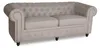 jvmoebel ® - Textil Sofa Couch - Beige Polster Dreisitzer Produktbild-Vorschau 3