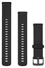 Cinturino GARMIN - Rilascio rapido 22 MM - Nero Anteprima dell’immagine prodotto 1