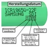 Samsung INR18650 25R 2500mAh 3,6V - 3,7V non protégé + Voir les images du produit 7