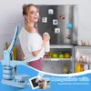 sada 100 50mm čtvercových knoflíkových dílů - magnetické Náhled obrázku produktu 2