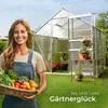 tectake® Gewächshaus 5,85 m³ 185 x 190 x 195 cm Produktbild-Vorschau 7