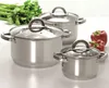 Kuketo | Edelstahl Kochtopf 22 cm Mit Glasdeckel 4,8 L - Produktbild-Vorschau 3
