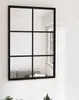 vidaXL Lustro ścienne czarne 60x40 cm metalowe Podgląd zdjęcia produktu 7