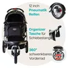 Hundebuggy Innopet Comfort Air Eco Schwarz/Silber – Produktbild-Vorschau 3