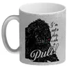 I'm not a dog I am a Puli! Glitzer-Kaffeebecher in schwarz Produktbild-Vorschau 2