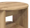 vidaXL Meuble d'appoint en chêne Artisan Ø40 x 50 cm, bois Voir les images du produit 8