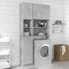 vidaXL Badezimmerschrank Betongrau 32x25,5x190 cm Produktbild-Vorschau 2