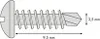 Knauf Blechschraube LB 3,5 mm x 9,5 mm Pack = 1000 St Produktbild-Vorschau 3