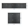 BASI - Briefkasten - SET - 4x BK 360M - Stahl matt Produktbild-Vorschau 7