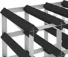 Portabottiglie per 42 bottiglie in legno di pino massiccio Anteprima dell’immagine prodotto 10
