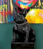Casablanca by Gilde Dekofigur Figur Bulldog schwarz matt H. Produktbild-Vorschau 2