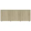 TV skříňka Sonoma dub 80x34x30 cm odvozený výrobek ze dřeva Náhled obrázku produktu 5