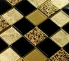 Černo-zlatá skleněná mozaika "GOLD AMOUR", dekorativní Náhled obrázku produktu 2