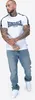 Pánské tričko regular fit VEMENTRY White/Navy M Lonsdale Náhled obrázku produktu 4