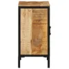 vidaXL Badschrank 40x30x60 cm Massivholz Mango und Eisen Produktbild-Vorschau 3