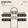A marketing image showcasing door handles and related hardware with feature descriptions. Produktbild-Vorschau