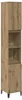 vidaXL Badschrank Artisan-Eiche 30x30x190 cm Holzwerkstoff Produktbild-Vorschau 2