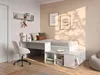 Kombi-Bett mit Stauraum und Schreibtisch - 90 x 200 cm - Produktbild-Vorschau 2