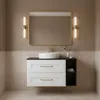 RODAN | Badschrank Hängend - 80 cm - Weiß, Schwarz - MDF - Produktbild-Vorschau 6