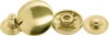 50 Stk Druckknopf Set rund S-Feder Verschlüsse Schnappknopf Metall Größen 10mm gold Produktbild-Vorschau