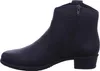A side view of a black ankle boot with a zipper. Produktbild-Vorschau