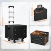 Carrello per la spesa Ikodm, 48L, pieghevole, nero, 3-in-1, Anteprima dell’immagine prodotto 2