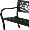 Aga Metall-Gartenbank 125x53x77 cm Produktbild-Vorschau 4
