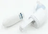 A white BEABA Tomydoo electric nasal aspirator is shown disassembled on a white background. The cap and the main body with the suction tip are separated. Anteprima dell’immagine prodotto