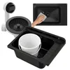 Granitan - Lavatoio - Lavandino 58x38 cm - Lavello nero - Anteprima dell’immagine prodotto 1