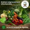 Green Harvest Kit de graines de légumes 20 variétés, 20 Voir les images du produit 6