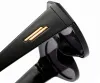 Occhiali da sole unisex Pilot con occhi di gatto, neri, Anteprima dell’immagine prodotto 5