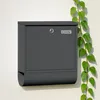Relaxdays Briefkasten mit Namensschild, 4 Schlüssel, Produktbild-Vorschau 2