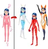 A split image showing a blank doll on the left and three dressed dolls on the right, with an arrow indicating transformation. Náhled obrázku produktu