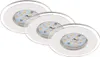 Briloner 3er-Set Spot Einbauleuchte Ø8,6cm 4,5W weiß Produktbild-Vorschau 2