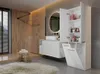 BDW Armoire de salle de bains, 2 paniers à linge, 2 - Voir les images du produit 4