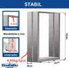 DanDiBo 2x Tischbeine Edelstahl 72 x 70 cm Tischgestell Produktbild-Vorschau 2