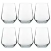 Six clear glasses are arranged in two rows of three on a white background. Náhled obrázku produktu