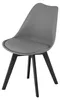 Sedia MARK - grafite / gambe nere x 4 Anteprima dell’immagine prodotto 12