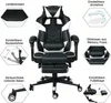 Puluomis Gaming Stuhl mit Fußstütze, Bürostuhl Chefsessel Produktbild-Vorschau 4