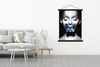 MuchoWow® Textilposter Frau - Schmetterling - Blau 120x160 Produktbild-Vorschau 3