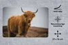MuchoWow® Mauspad Mousepad Schottischer Highlander - Düne - Produktbild-Vorschau 2