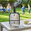 Outsunny Outdoor Pizzaofen Holzbefeuerter Pizza Ofen Produktbild-Vorschau 8