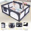 COSTWAY Baby-Laufstall mit Matte, 189 x 158 cm Laufgitter Produktbild-Vorschau 5