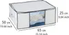 A storage box with dimensions indicated by measurement lines and text. Produktbild-Vorschau