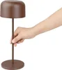 Stolová lampa Olympia Siena okrúhla kupola gaštanová 300 mm Náhľad obrázku produktu 5
