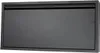 A dark gray shoe cabinet with a slatted top section. Produktbild-Vorschau