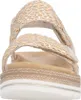 Remonte Espadrilles Sandalen Damen 32313933303433 Gold 38 Produktbild-Vorschau 9