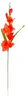Künstliche Gladiole ca. 60cm Schwertlilie ORANGE Produktbild-Vorschau 2