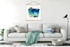 MuchoWow® Textilposter Strand - Vogel - Palme - Briefe Produktbild-Vorschau 3