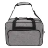 A gray sewing machine storage bag with black trim and handles, shown against a white background. Náhľad obrázku produktu